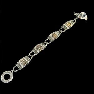 NWT Anne Klein crystal link bracelet. Retail $46.00